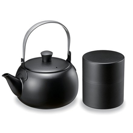 〈燕三〉 ステンレスつる手急須・茶筒セット