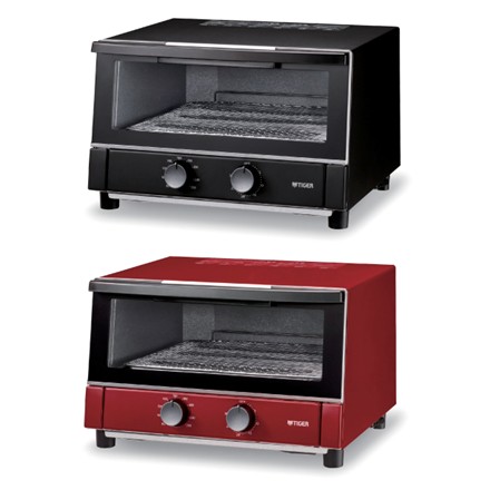 〈タイガー〉 オーブントースター　無段階温度調節　ブラック