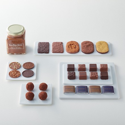 〈ジャン=ポール・エヴァン〉 チョコレート詰合わせ（ボンボンショコラ&トリュフ&カレJPH&コフレGo-Ho-Bi&ショコラショプードルパリジャン&パットゥアタルティネノワゼット ）