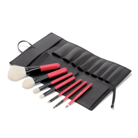 〈タケダブラシ〉 基本ブラシセット椿（ブラシケース付）