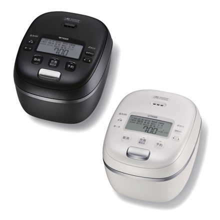 〈タイガー〉 圧力IHジャー炊飯器 5.5合炊き（マットブラック）
