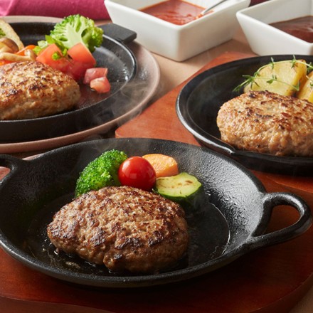 松阪牛＆さくらポークハンバーグ食べ比べセット6個