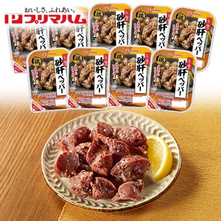 つまみ鶏レモン香る砂肝ペッパー60ｇ×9パック