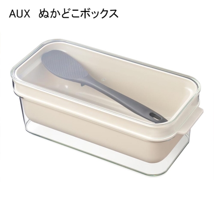 ぬかどこボックス サイズ（約）＝幅29.6×奥行13.2×高さ10.5ｃｍ
