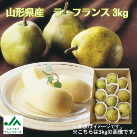 山形県産 ラ・フランス 3ｋｇ 送料込み