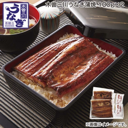 木曽三川うなぎ蒲焼 100ｇ×2