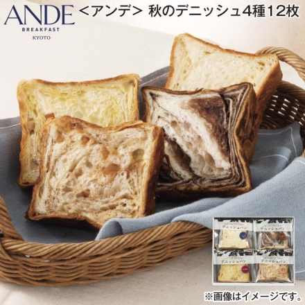 ＜アンデ＞ 秋のデニッシュ4種12枚