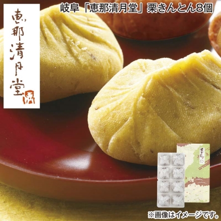 岐阜「 恵那清月堂 」栗きんとん8個