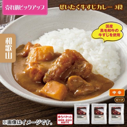 ぜいたく牛すじカレー 3食