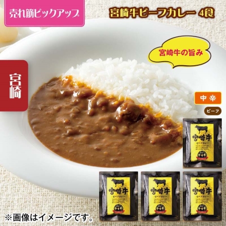 宮崎牛ビーフカレー 4食