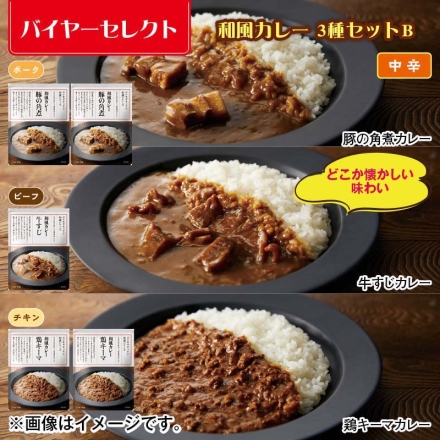 和風カレー 3種セットＢ