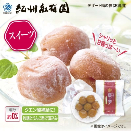 紅梅園 デザート梅の夢（お得用） 160g