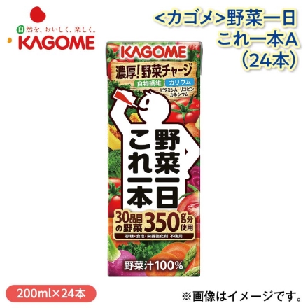 ＜カゴメ＞野菜一日これ一本Ａ（24本）