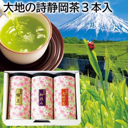 大地の詩静岡茶3本入