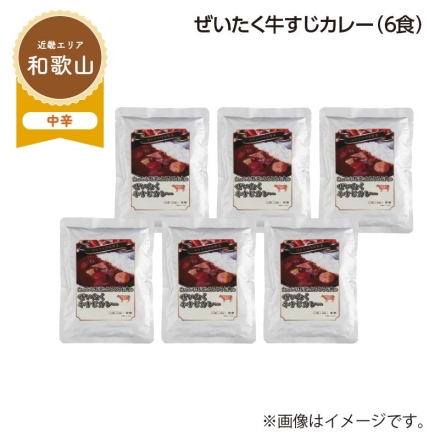 ぜいたく牛すじカレー Ｂ（6食）