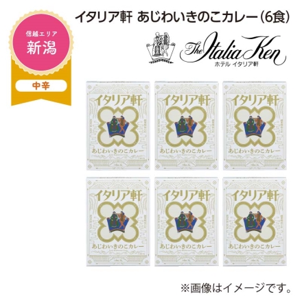 イタリア軒 あじわいきのこカレー Ｂ（6食）