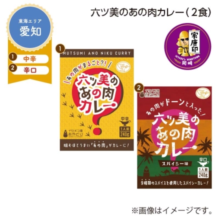 六ツ美のあの肉カレー Ａ（2食）