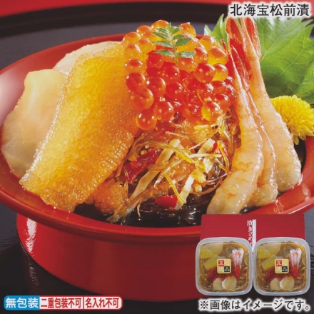 お歳暮のし付き 北海宝松前漬 200g×2