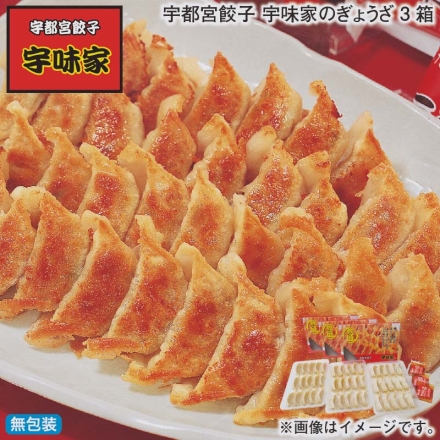 お歳暮のし付き 宇都宮餃子 宇味家のぎょうざ 3箱