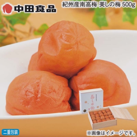 お歳暮のし付き 紀州産南高梅 美しの梅500ｇ