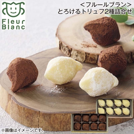 ＜フルールブラン＞とろけるトリュフ2種詰合せ