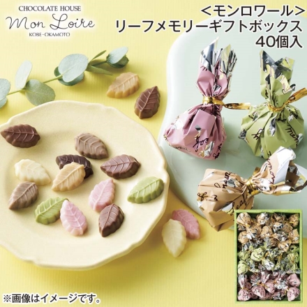 ＜モンロワール＞リーフメモリーギフトボックス 40個入 バレンタイン