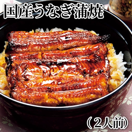 国産うなぎ蒲焼（2人前）