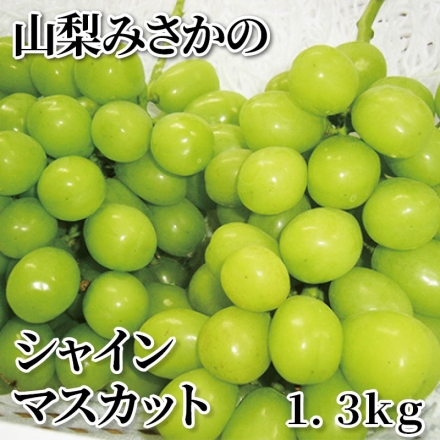 山梨みさかのシャインマスカット 1.3ｋｇ