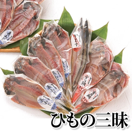 ひもの三昧 真あじ100g×4、かます80g×2、金目鯛130g×2