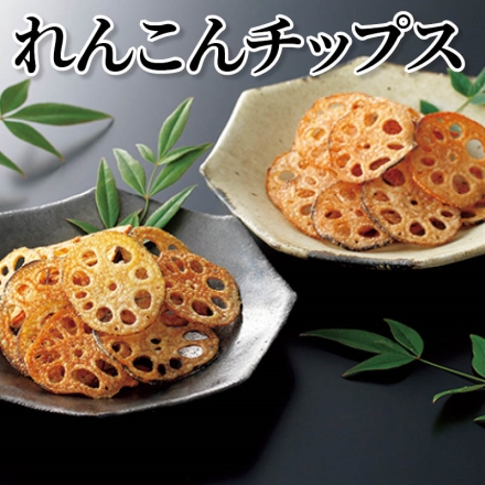 れんこんチップス からし蓮根味・明太子味 各20g×3