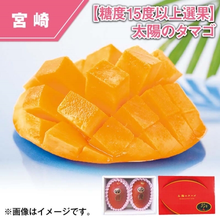 糖度15度以上選果 太陽のタマゴ 900g（2個）