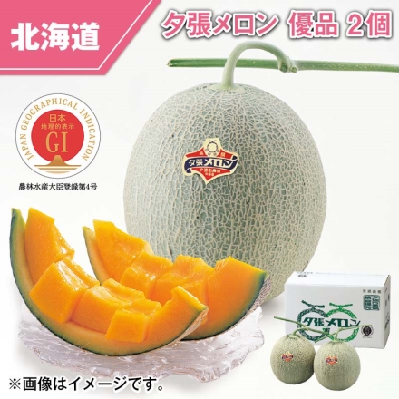 夕張メロン 優品 2個