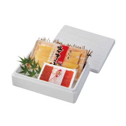 お歳暮のし付き 海の味わい2種セット いくら100g、数の子200g