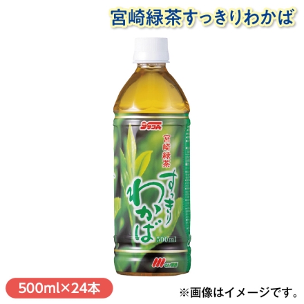 宮崎緑茶すっきりわかば 500ml×24