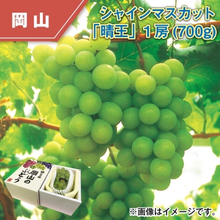 シャインマスカット「 晴王 」1房（700ｇ）