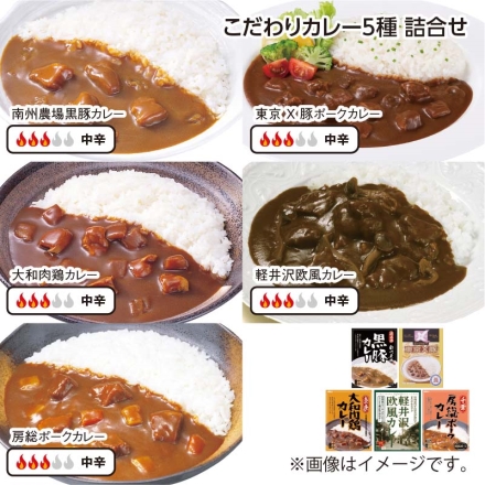 こだわりカレー5種 詰合せ