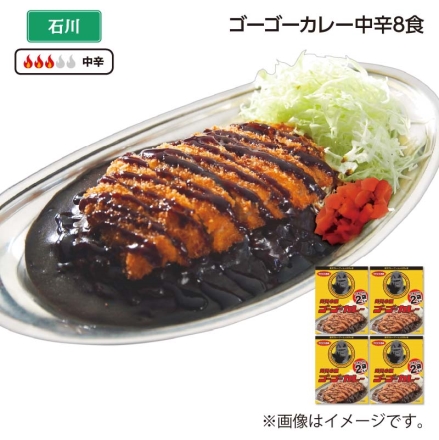 ゴーゴーカレー中辛8食