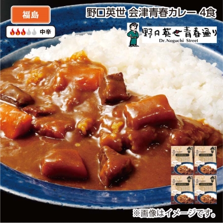 野口英世 会津青春カレー Ｂ（4食）