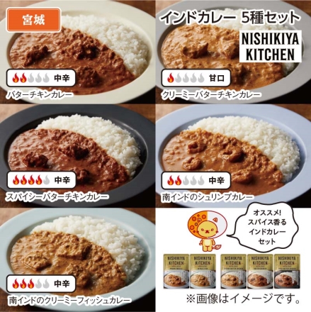 インドカレー 5種セット