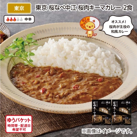 東京 桜なべ中江 桜肉キーマカレー 2食
