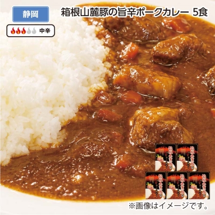 箱根山麓豚の旨辛ポークカレー Ｂ（5食）