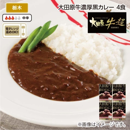 大田原牛濃厚黒カレー Ｂ（4食）