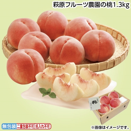 お中元のし付き 萩原フルーツ農園の桃1.3ｋｇ 御中元 夏ギフト ギフト 贈答