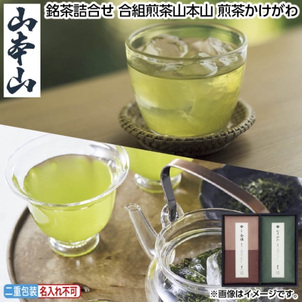 お中元のし付き 銘茶詰合せ 合組煎茶山本山 煎茶かけがわ 合組煎茶山本山・煎茶かけがわ 各80g 御中元 夏ギフト ギフト 贈答