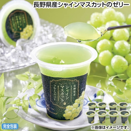 お中元のし付き 長野県産シャインマスカットのゼリー 125g×8 御中元 夏ギフト ギフト 贈答