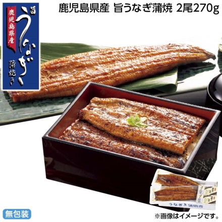 お中元のし付き 鹿児島県産 旨うなぎ蒲焼 2尾270ｇ 御中元 夏ギフト ギフト 贈答