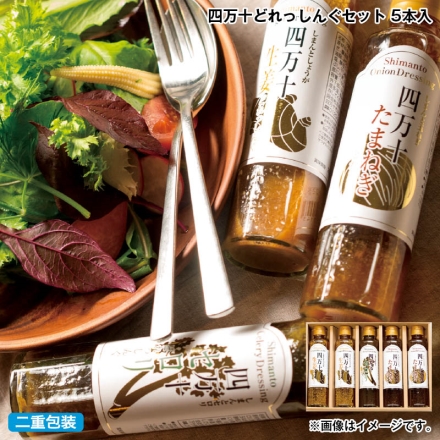 お中元のし付き 四万十どれっしんぐセット 5本入 御中元 夏ギフト ギフト 贈答