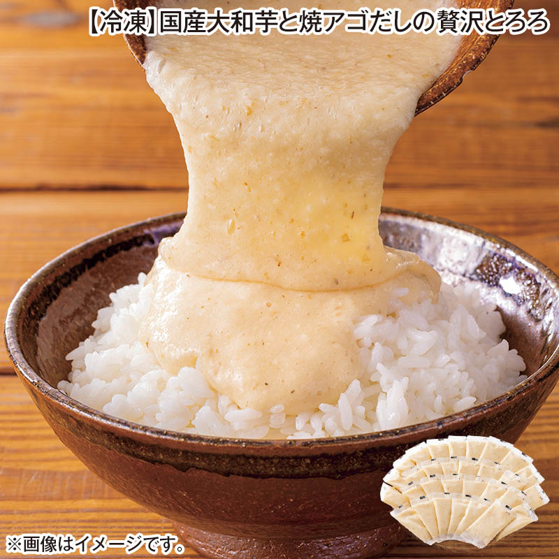 冷凍 国産大和芋と焼アゴだしの贅沢とろろ 40g×30 送料込み