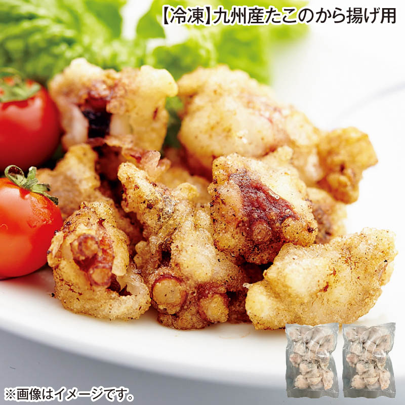 冷凍 九州産たこのから揚げ用 300g×2 送料込み