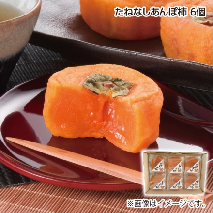 お歳暮のし付き たねなしあんぽ柿 6個